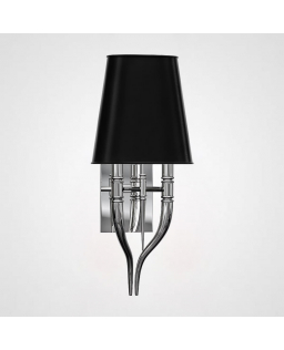Настенный светильник Crystal Light Brunilde Ipe Cavalli H52 Silver/Black