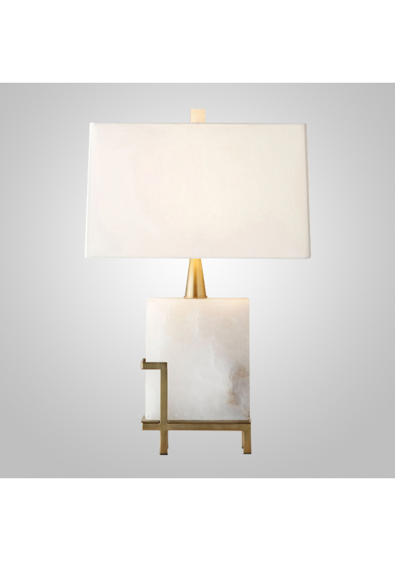 Настольная лампа Art-Deco White marble Lamp