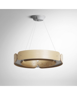 Подвесной кольцевой светильник RANGE 1 D55 Light wood