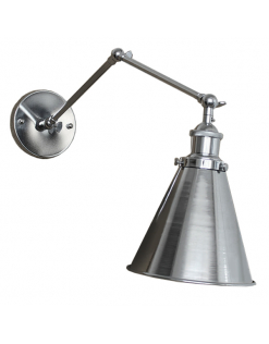 Бра 20th c Library Single Sconce Silver II