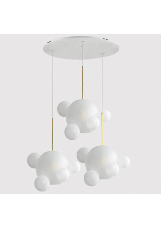 Подвесной светильник Bubble BOLLE BLS LAMP white glass circle